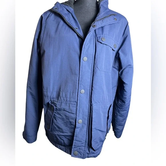 Hurley Men’s Navy Jacket Size Medium - Picture 1 of 11